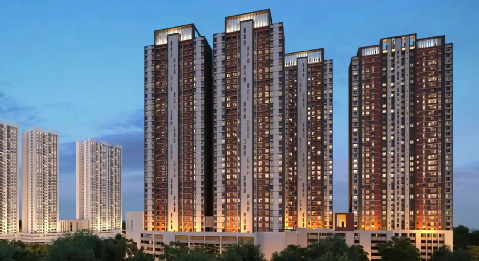 Godrej developers present the Bengal lamps properties as another step towards luxury.