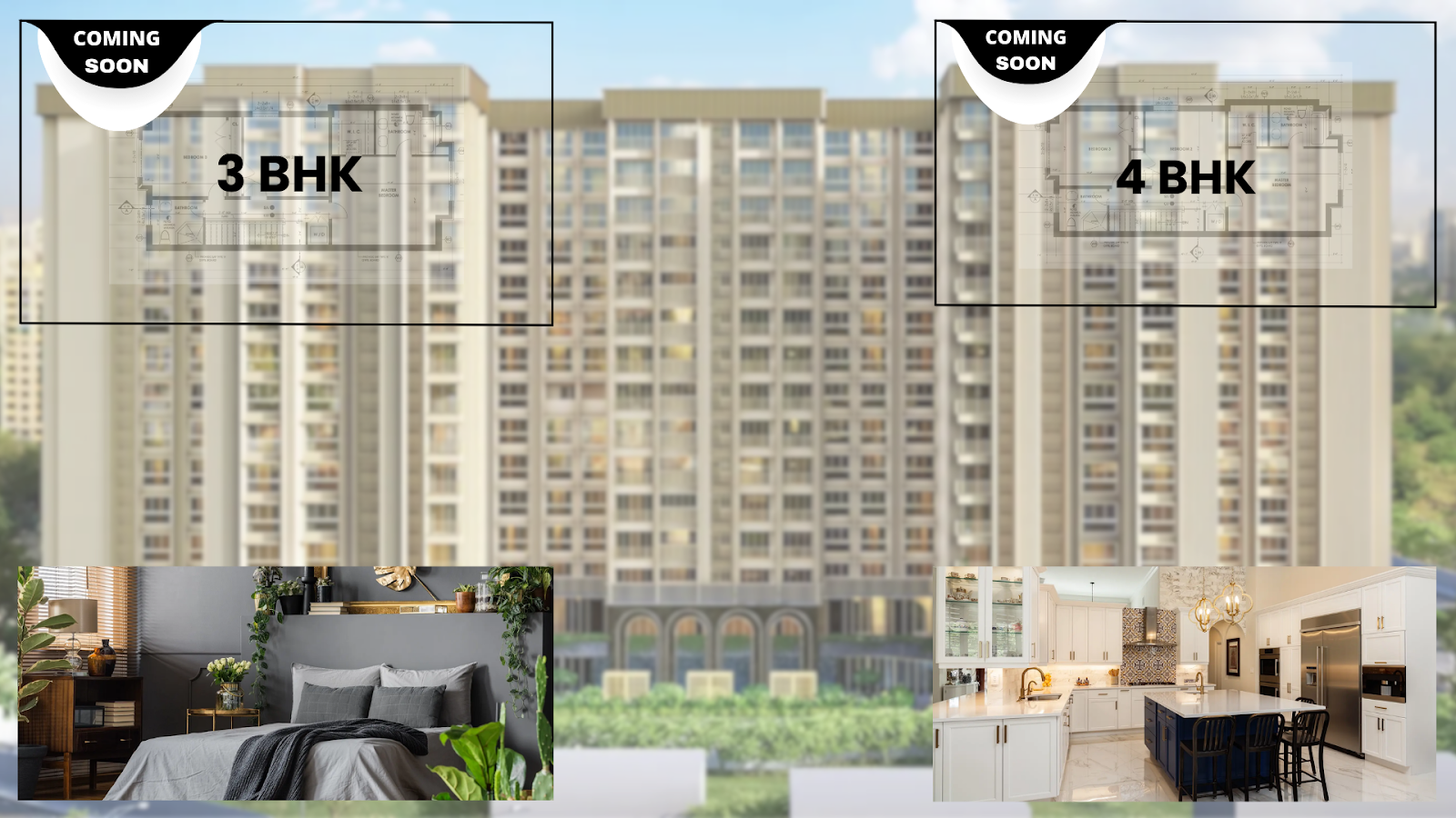 Your dream house with premium 3 & 4 Bed Apartments provides a feeling of luxury lifestyle.
