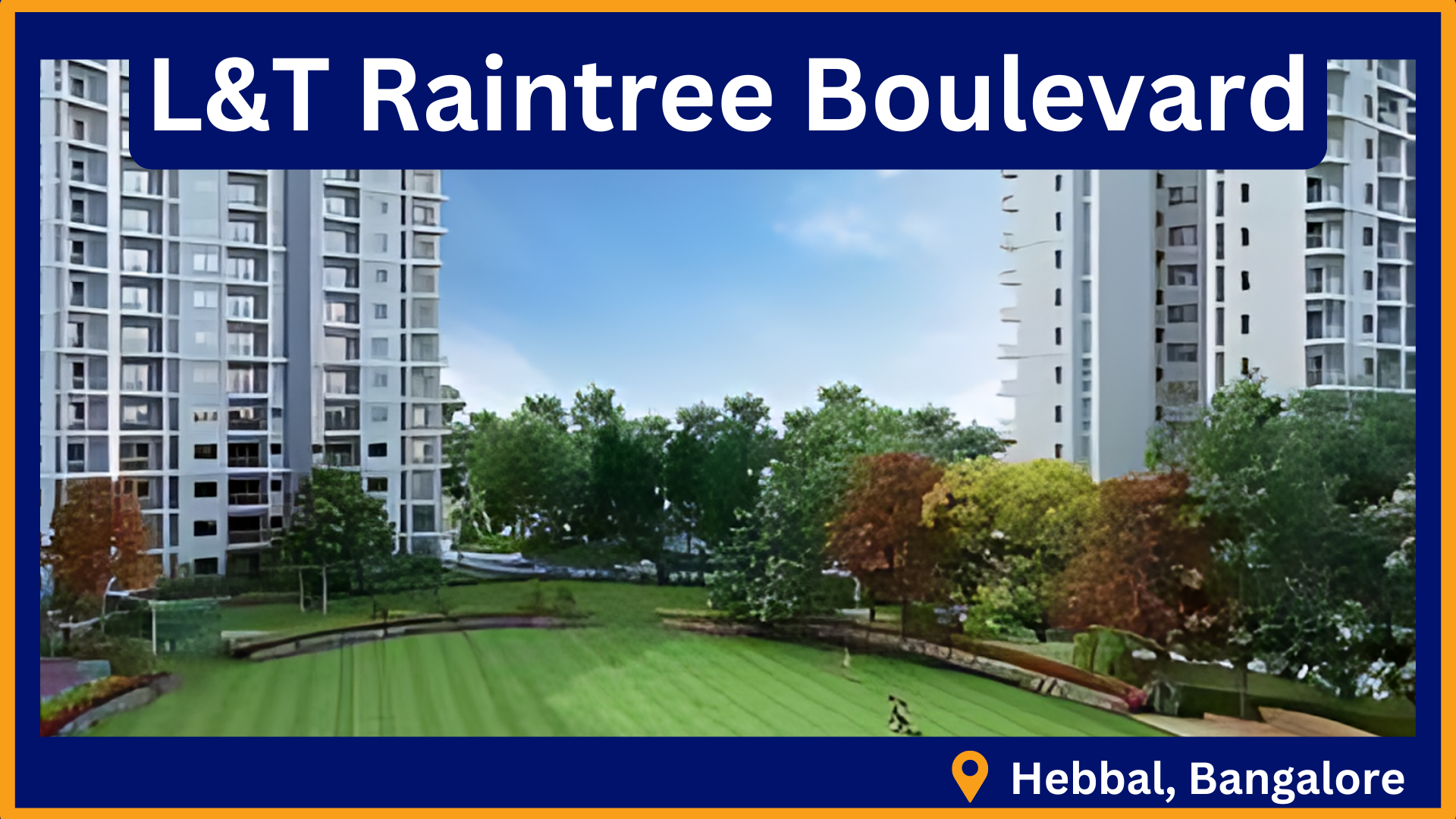 An overview of L&t Raintree Boulevard.