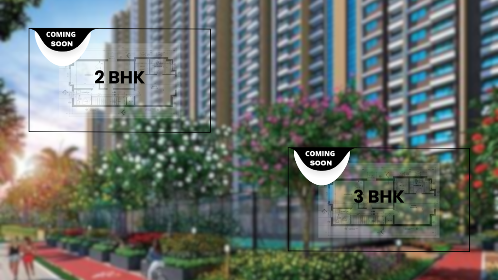 VTP Dolce Vita Kharadi Pune floor plan of 2BHK and 3BHK.