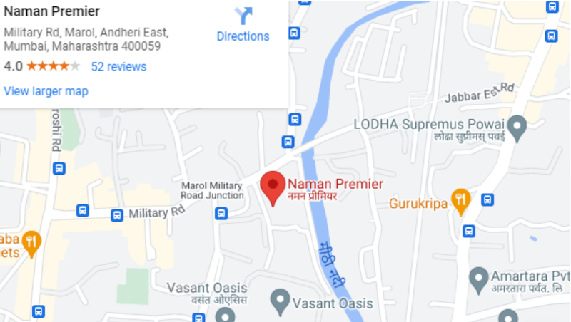 Explore Naman premier location and connectivity.