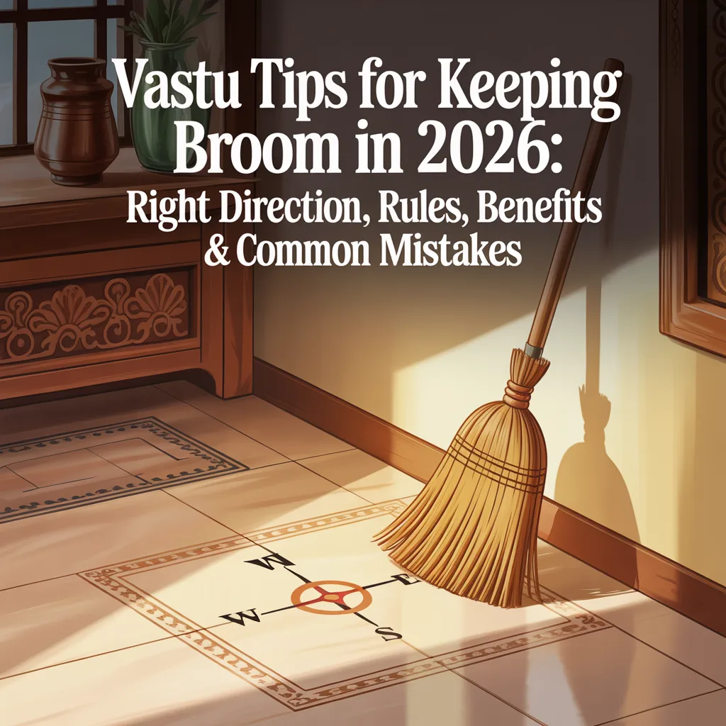 Vastu Tips for Keeping Broom in 2026: Right Direction, Rules, Benefits & Common Mistakes