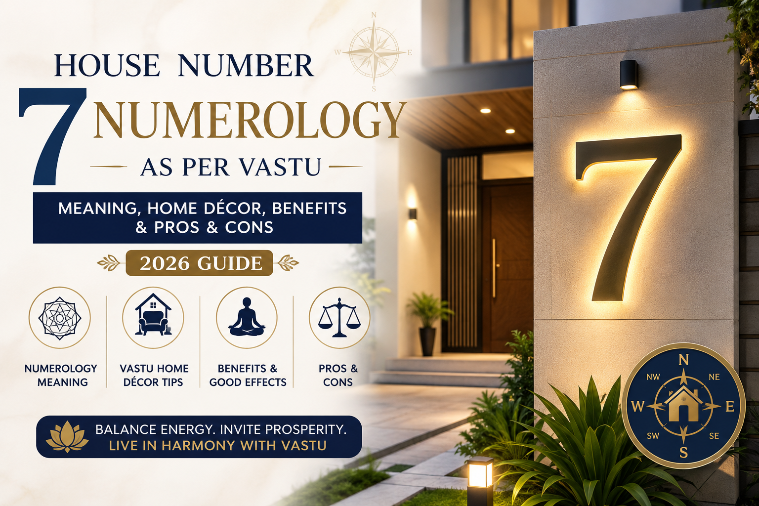 House Number 7 Numerology as per Vastu