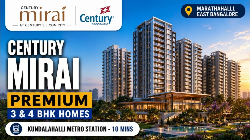 Century Mirai Marathahalli: Price, Floor Plans & Amenities Century Mirai