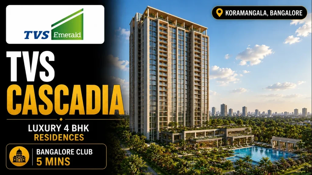 TVS Cascadia Koramangala: 4 BHK Price, Floor Plans & Amenities TVS Cascadia