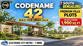 Codename 42 Electronic City Bangalore | Villa Plot Price