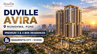 Duville Avira Mundhwa Pune: Price premium 3 & 4 BHK residences